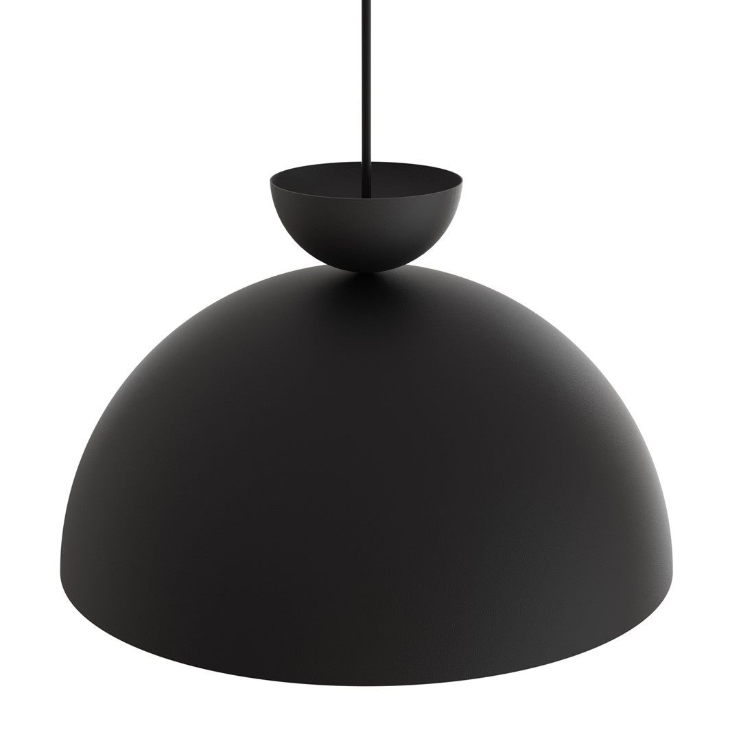 Emibig Visilica LUNARO 230 V 12W MAX LED GX53 Čelik Crna