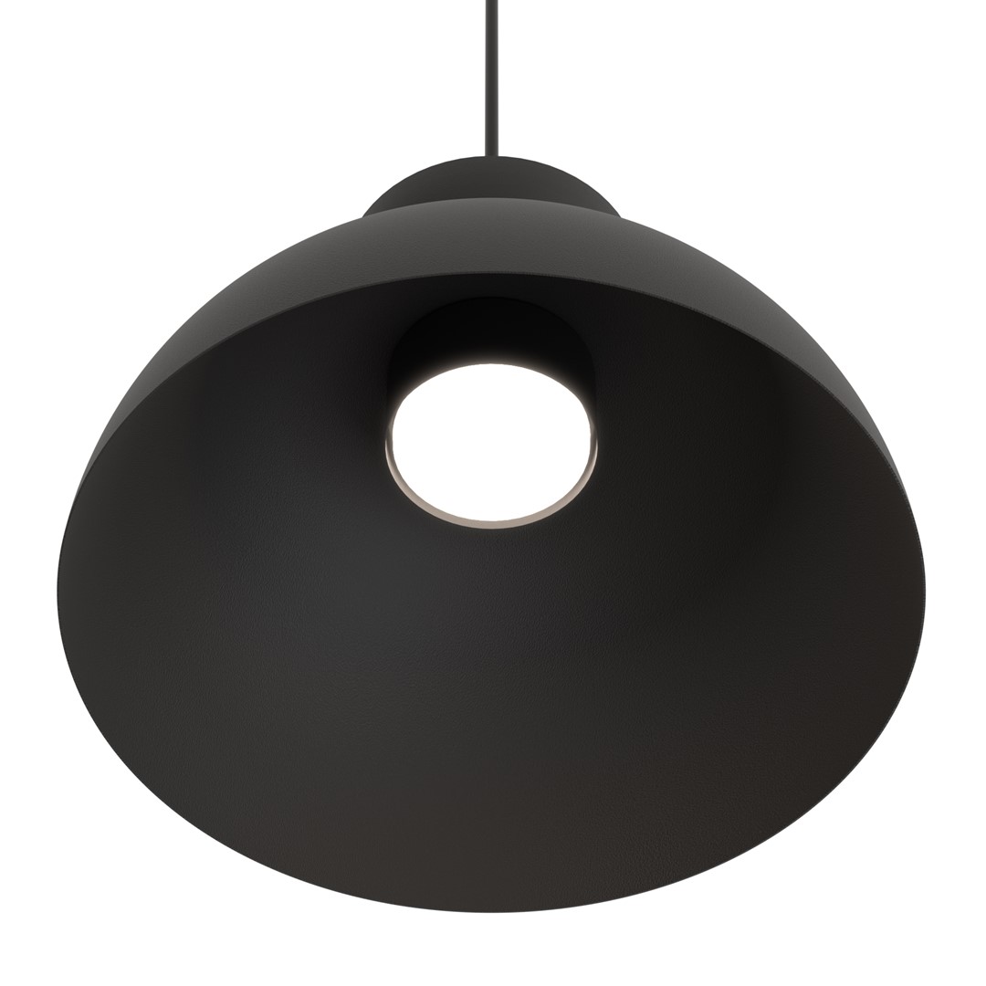 Emibig Visilica LUNARO 230 V 12W MAX LED GX53 Čelik Crna