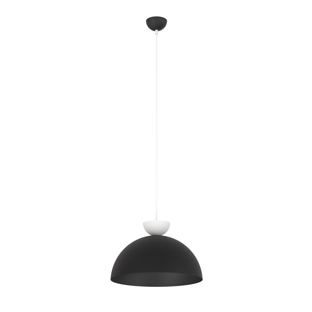 Emibig Visilica LUNARO 230 V 12W MAX LED GX53 Čelik Crna/ Bijela