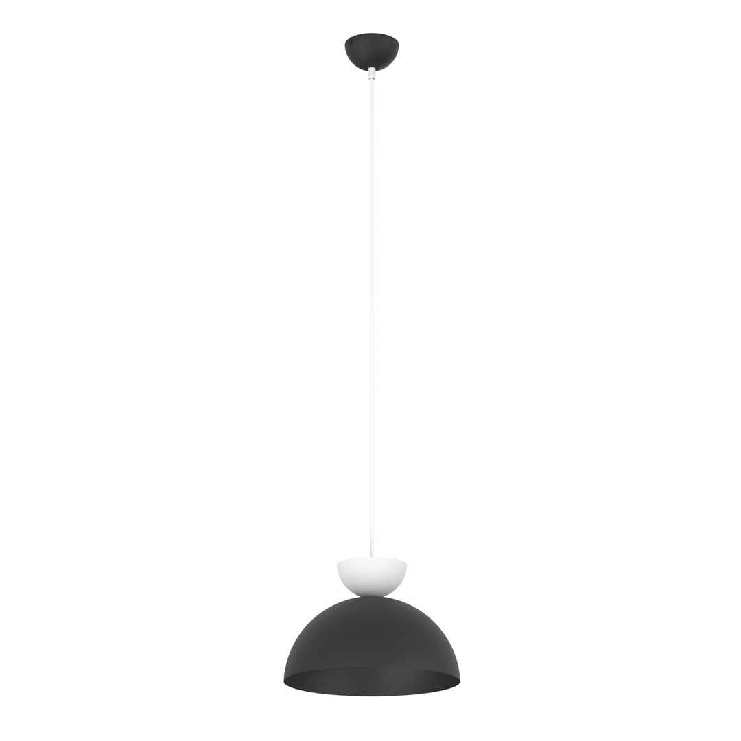 Emibig Visilica LUNARO 230 V 12W MAX LED GX53 Čelik Crna/ Bijela