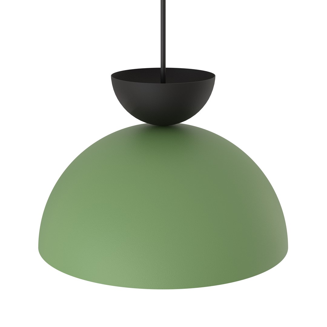 Emibig Visilica LUNARO 230 V 12W MAX LED GX53 Čelik Crna/ Zelena