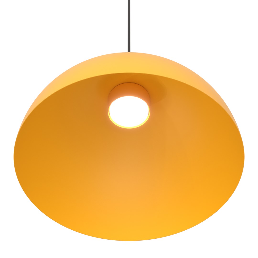 Emibig Visilica LUNARO 230 V 12W MAX LED GX53 Čelik Crna/ Narančasta