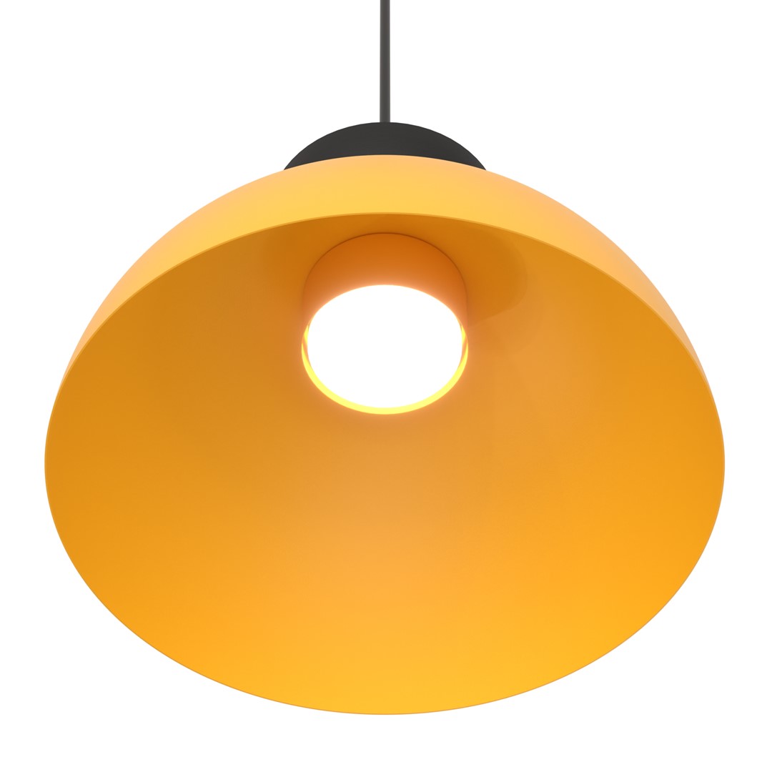 Emibig Visilica LUNARO 230 V 12W MAX LED GX53 Čelik Crna/ Narančasta