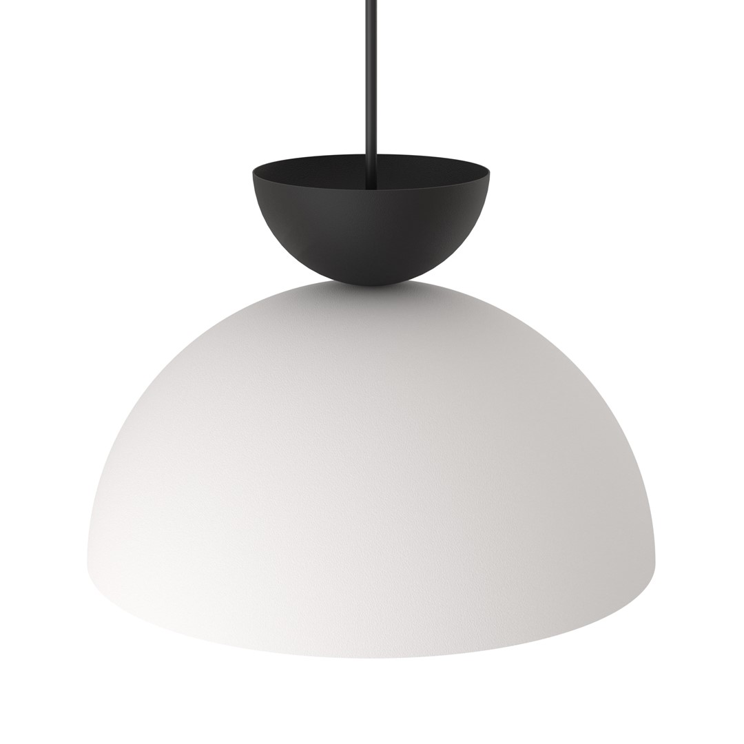 Emibig Visilica LUNARO 230 V 12W MAX LED GX53 Čelik Bijela/ Crna