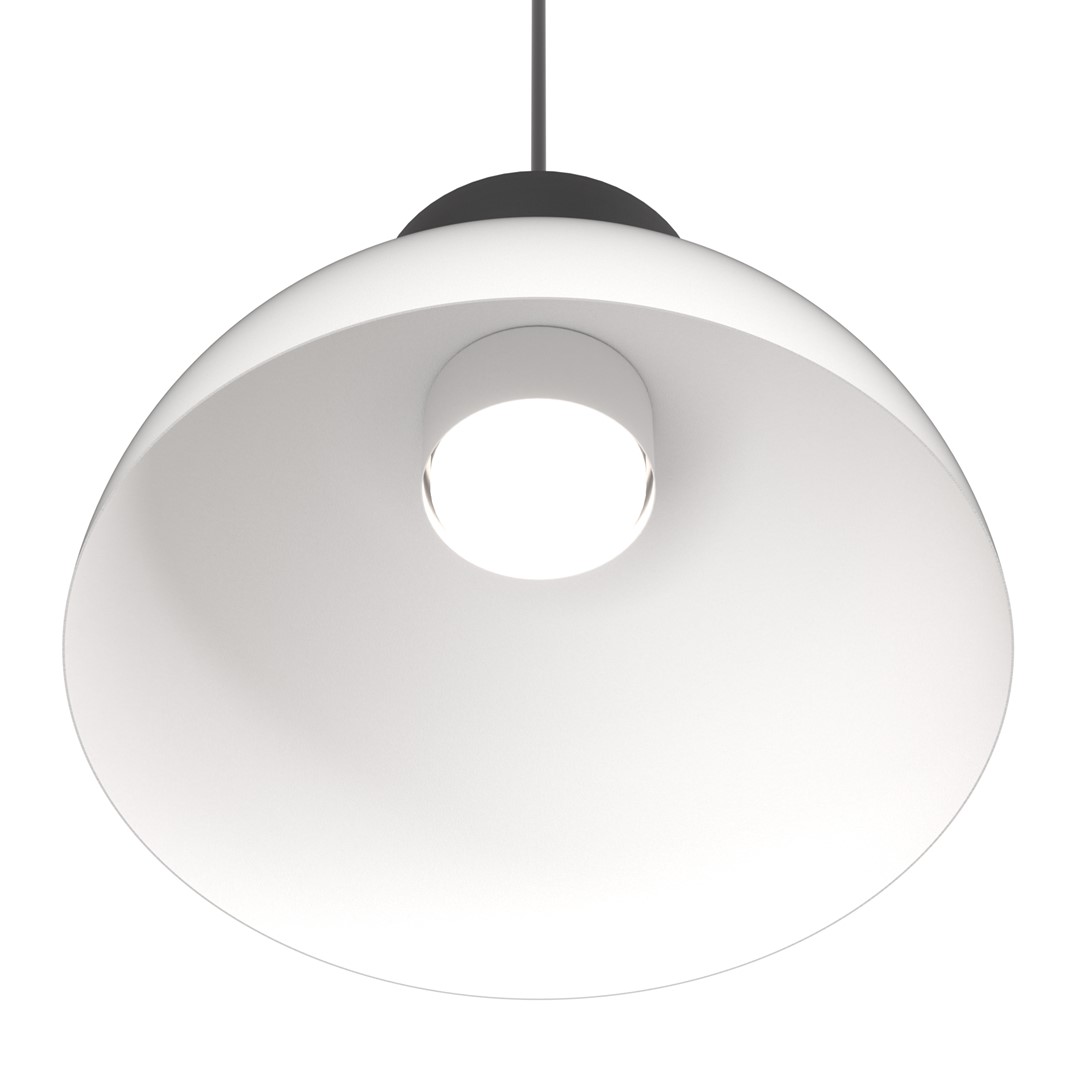 Emibig Visilica LUNARO 230 V 12W MAX LED GX53 Čelik Bijela/ Crna