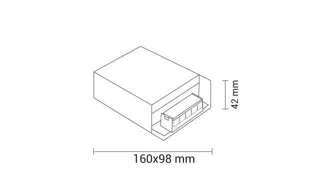 Optonica Napajanje za LED traku 120W 12V Metal