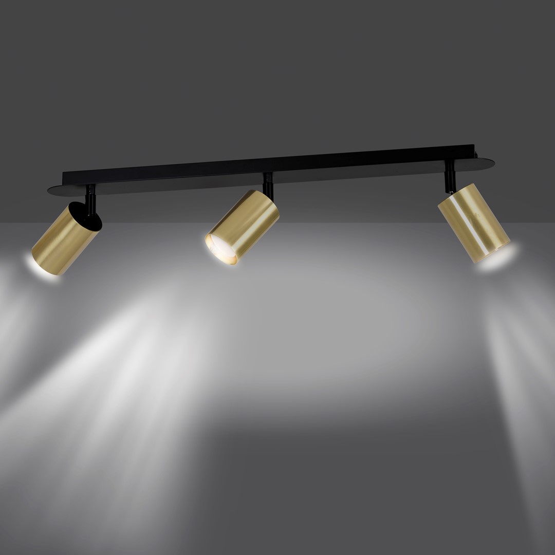 Emibig Stropna svjetiljka ZEN 230V 10W MAX LED GU10 Čelik Crna