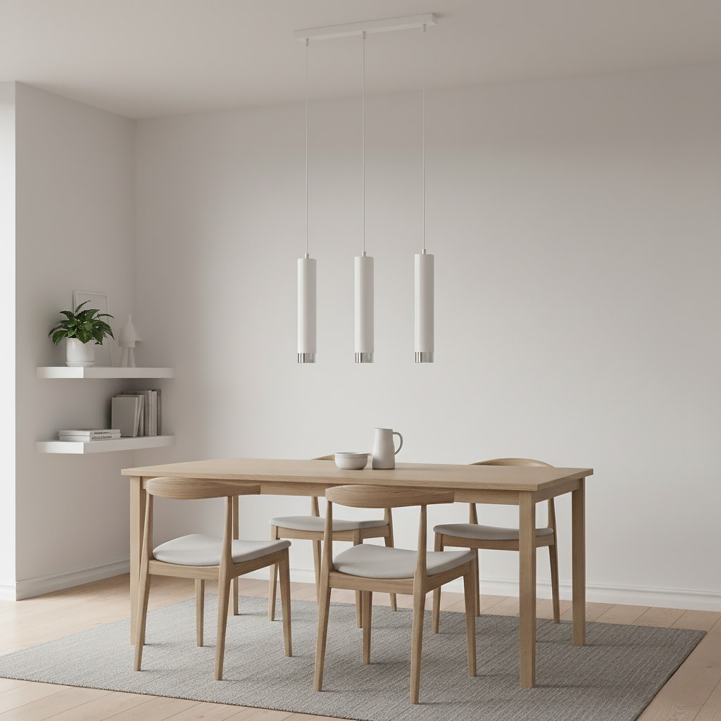 Emibig Visilica KIBO 230V 10W MAX LED GU10 Čelik Bijela/ Srebrna