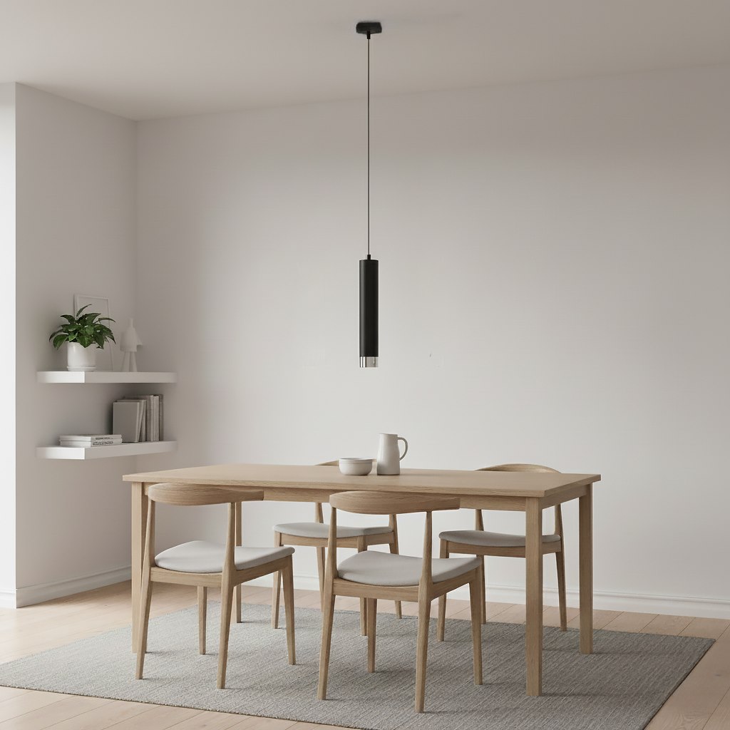 Emibig Visilica KIBO 230V 10W MAX LED GU10 Čelik Crna/ Srebrna