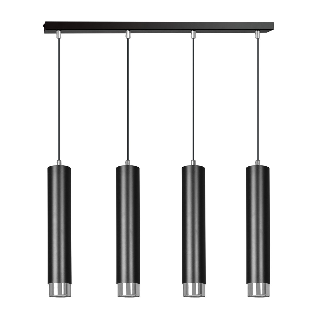 Emibig Visilica KIBO 230V 10W MAX LED GU10 Čelik Crna/ Srebrna