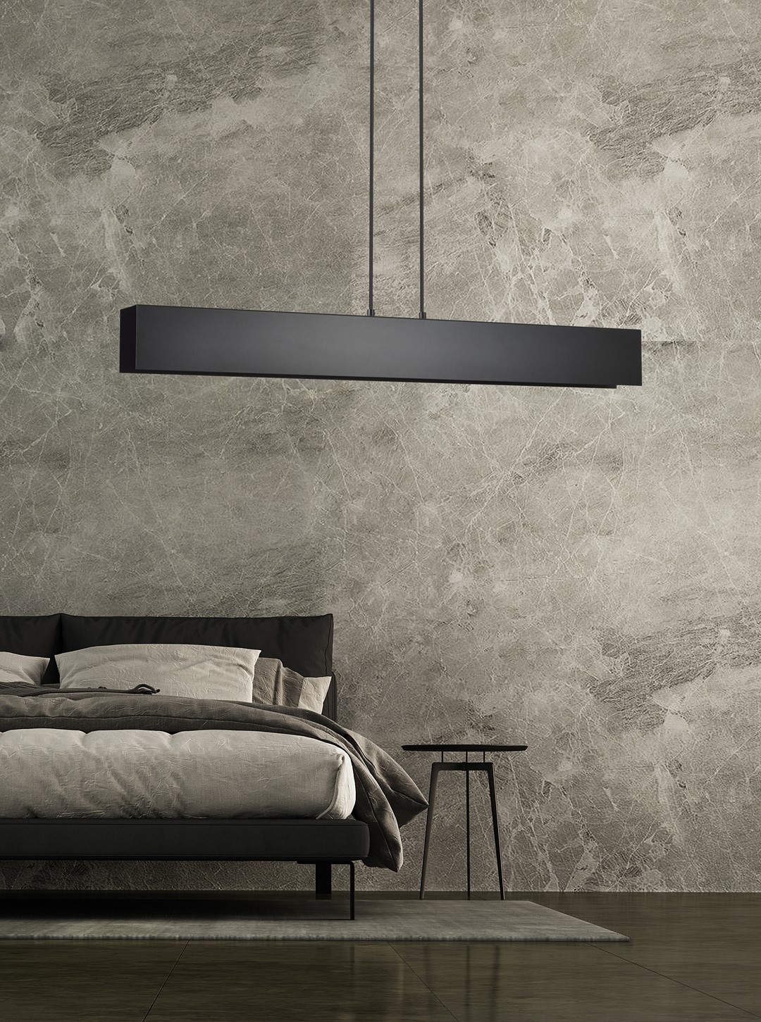 Emibig Visilica GENTOR 230V 15W MAX LED E27 Čelik Crna