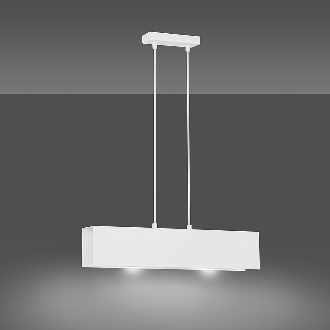 Emibig Visilica GENTOR 230V 15W MAX LED E27 Čelik Bijela