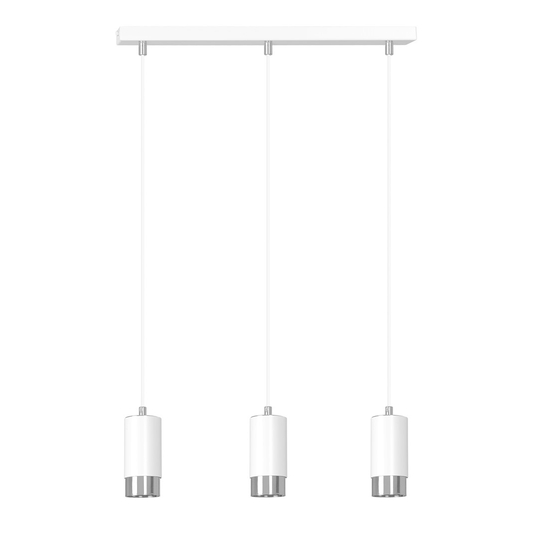 Emibig Visilica FUMIKO 230V 10W MAX LED GU10 Čelik Bijela/ Srebrna