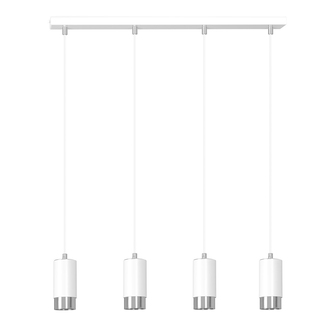 Emibig Visilica FUMIKO 230V 10W MAX LED GU10 Čelik Bijela/ Srebrna