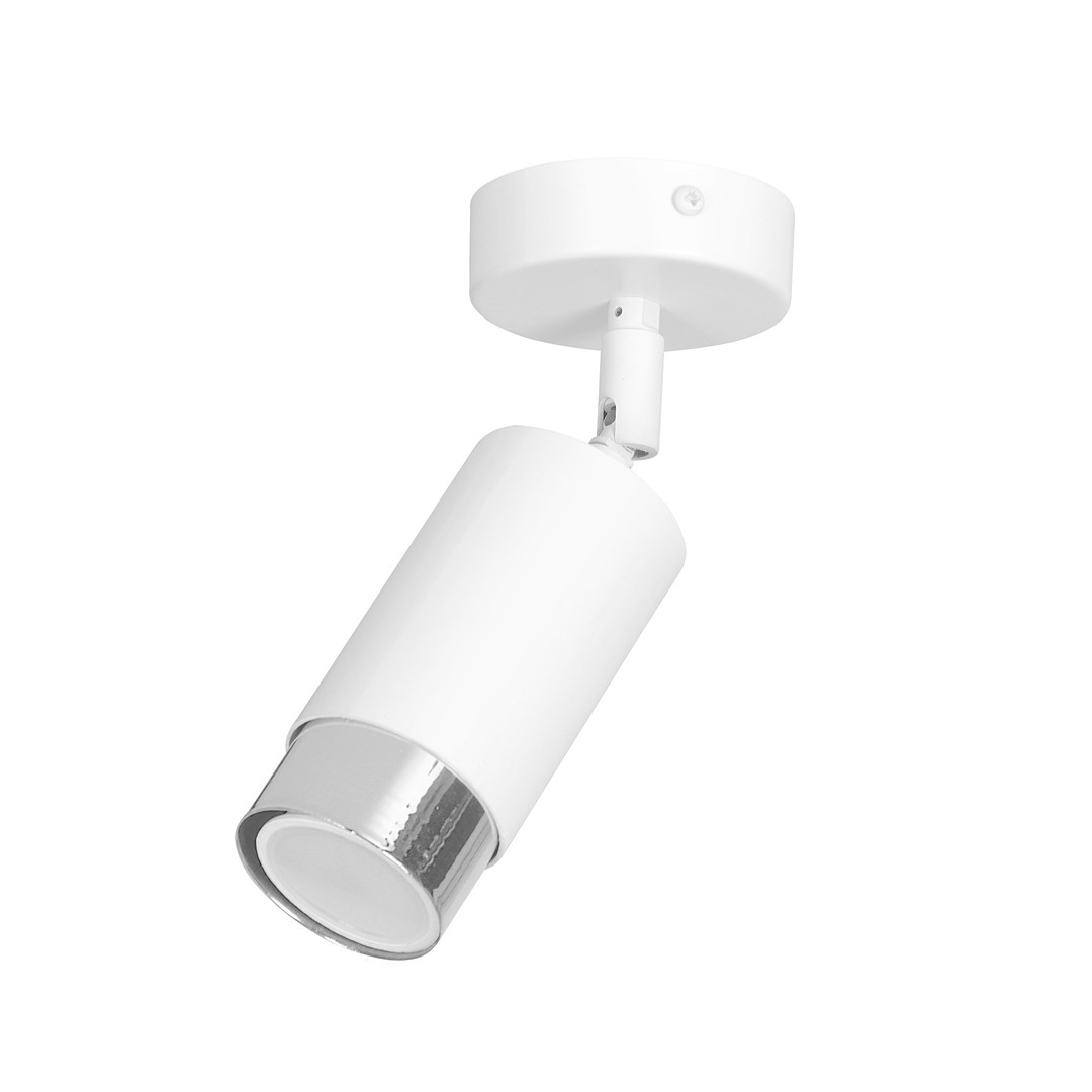 Emibig Stropna svjetiljka HIRO 230V 10W MAX LED GU10 Čelik Bijela/ Zlatna