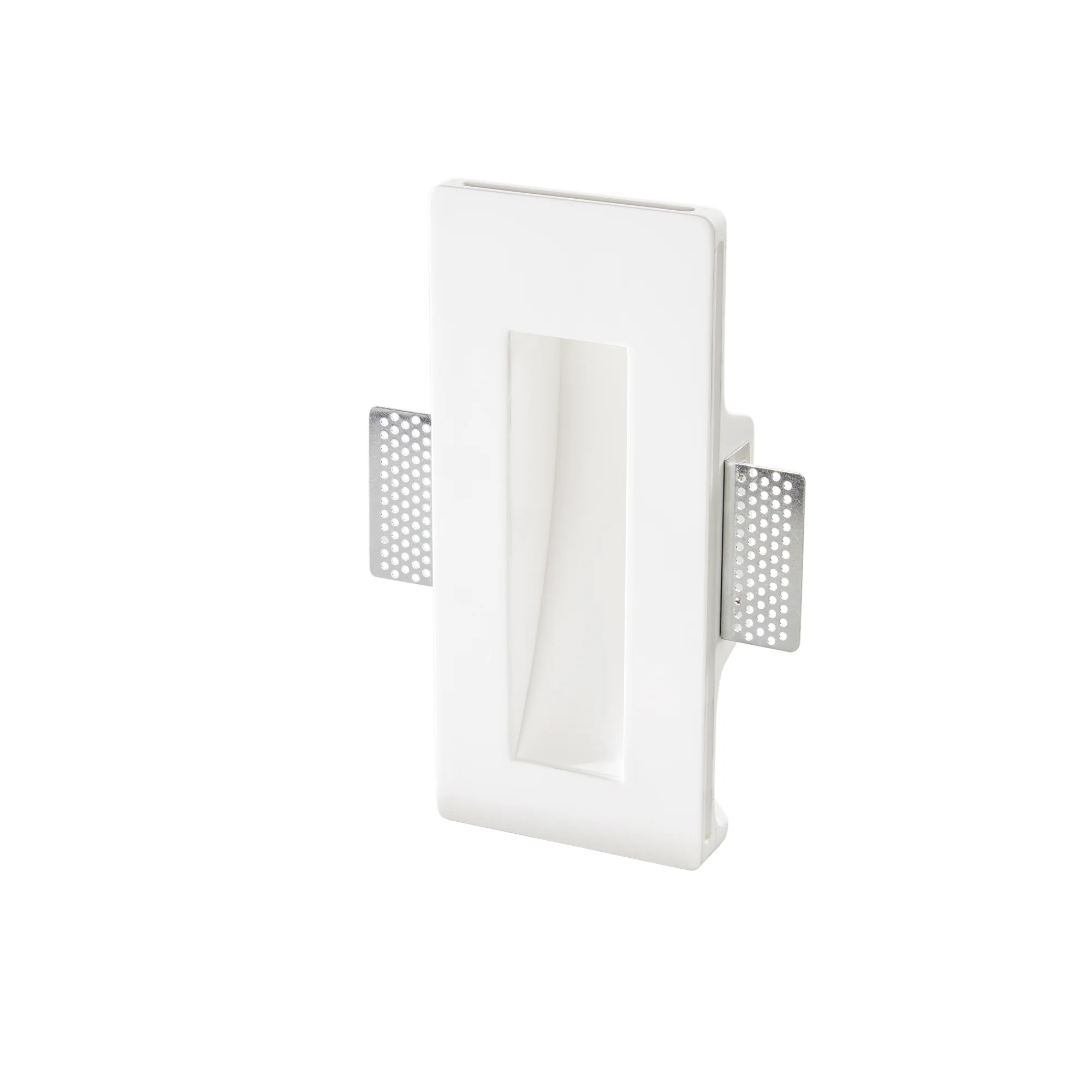 Intec Ugradbena LED Svjetiljka Ariel Pravokutna 1x MINI GU10 Max 35W 110 x 245 x 55 mm Gips Bijela