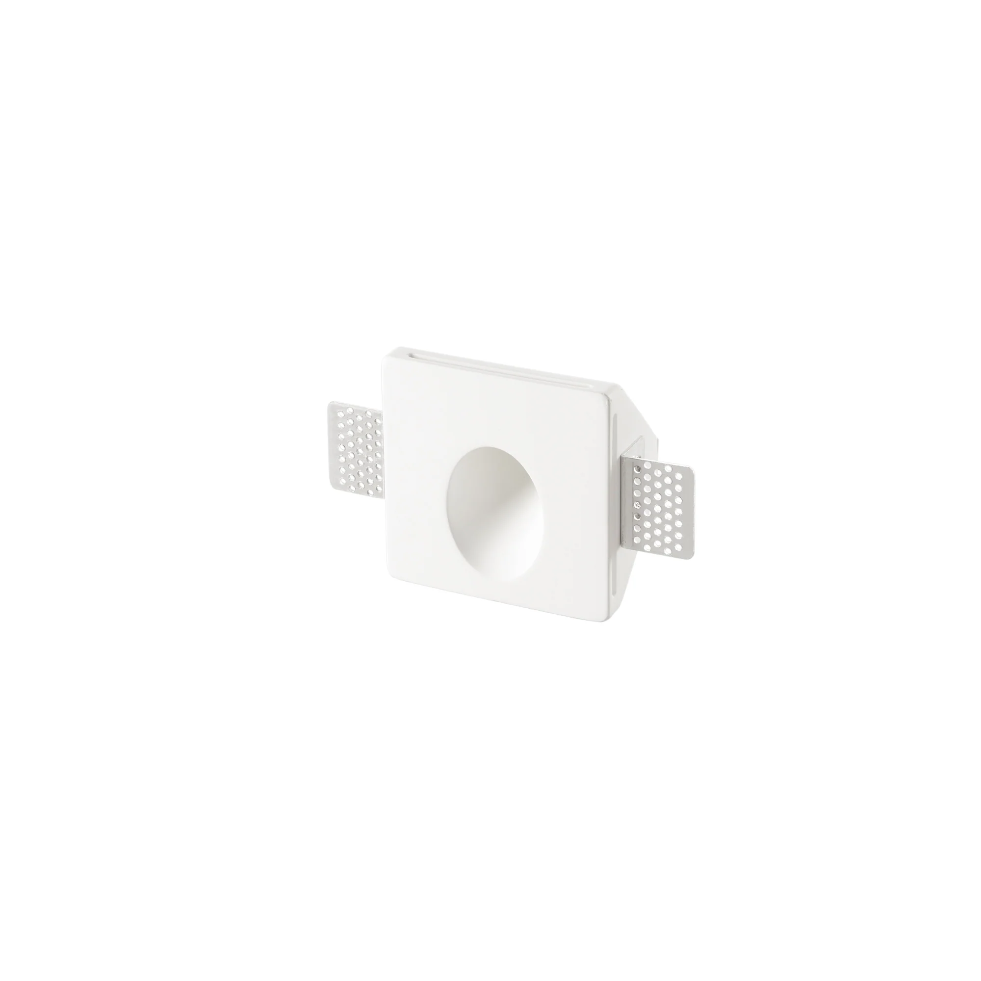Intec Ugradbena LED Svjetiljka Ariel Pravokutna 1x MINI GU10 Max 35W 100 x 100 x 50 mm Gips Bijela