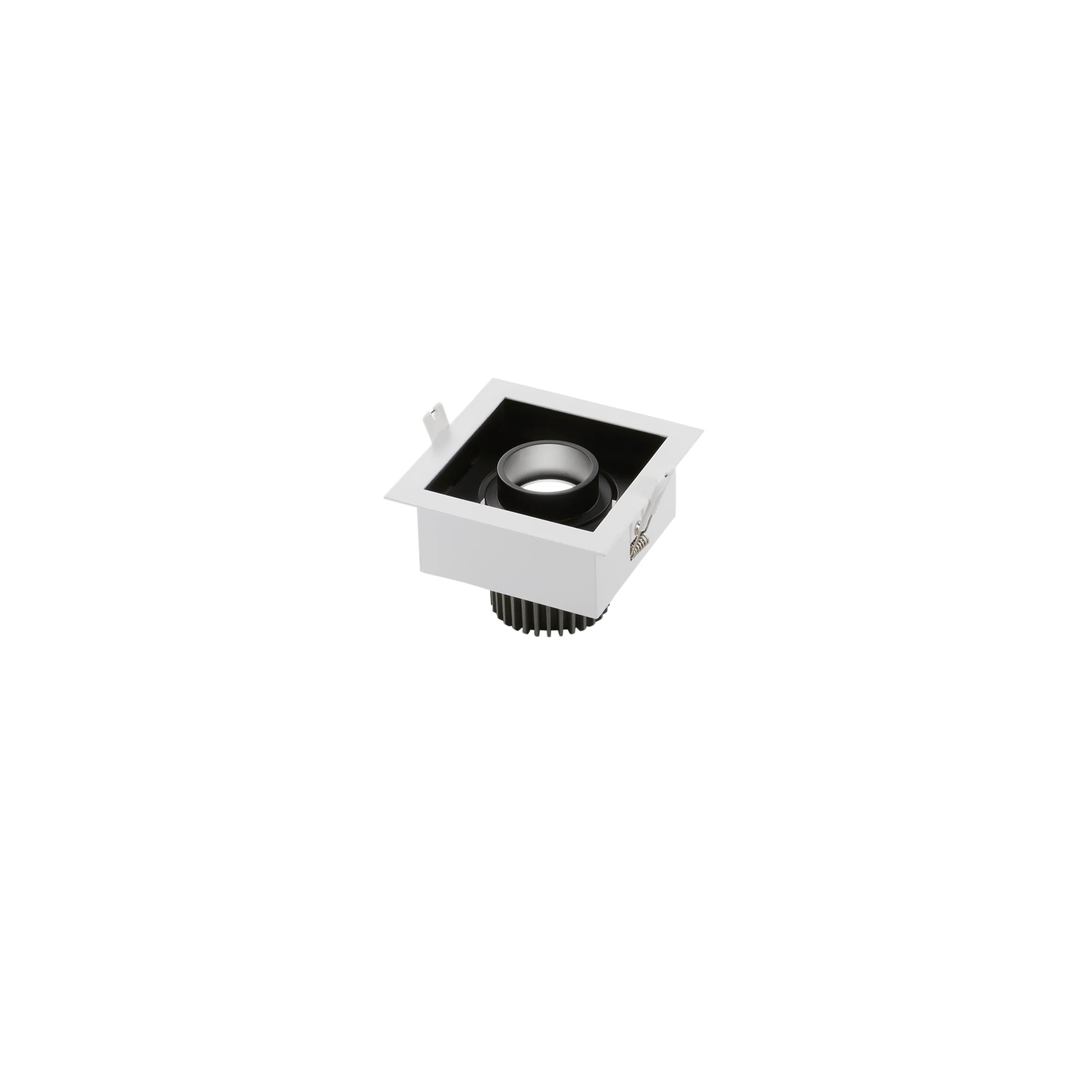Intec Ugradbeni LED Reflektor Apollo Pravokutni 1x10W 4000K Aluminij Crno-Bijeli