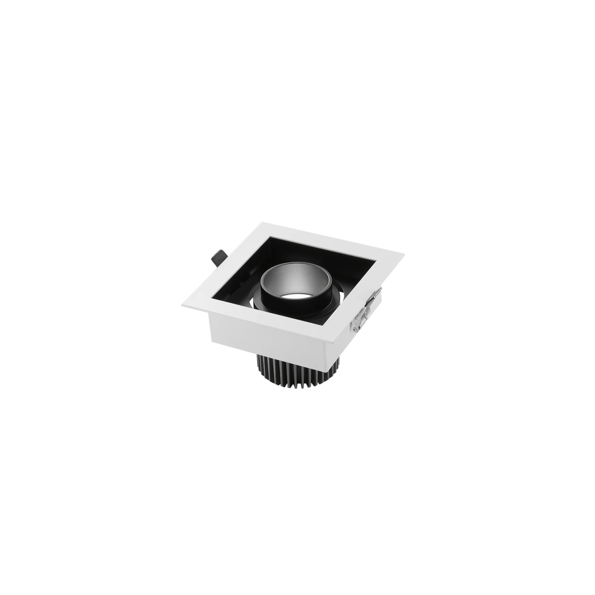 Intec Ugradbeni LED Reflektor Apollo Pravokutni 1x20W 4000K Aluminij Crno-Bijeli