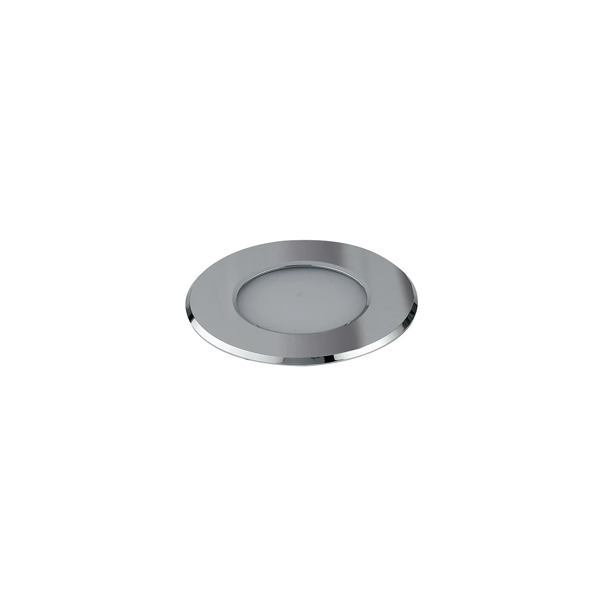 Intec Ugradbeni LED Reflektor Rainbow Okrugli 1x 5W RGB + 4000K Aluminij Krom