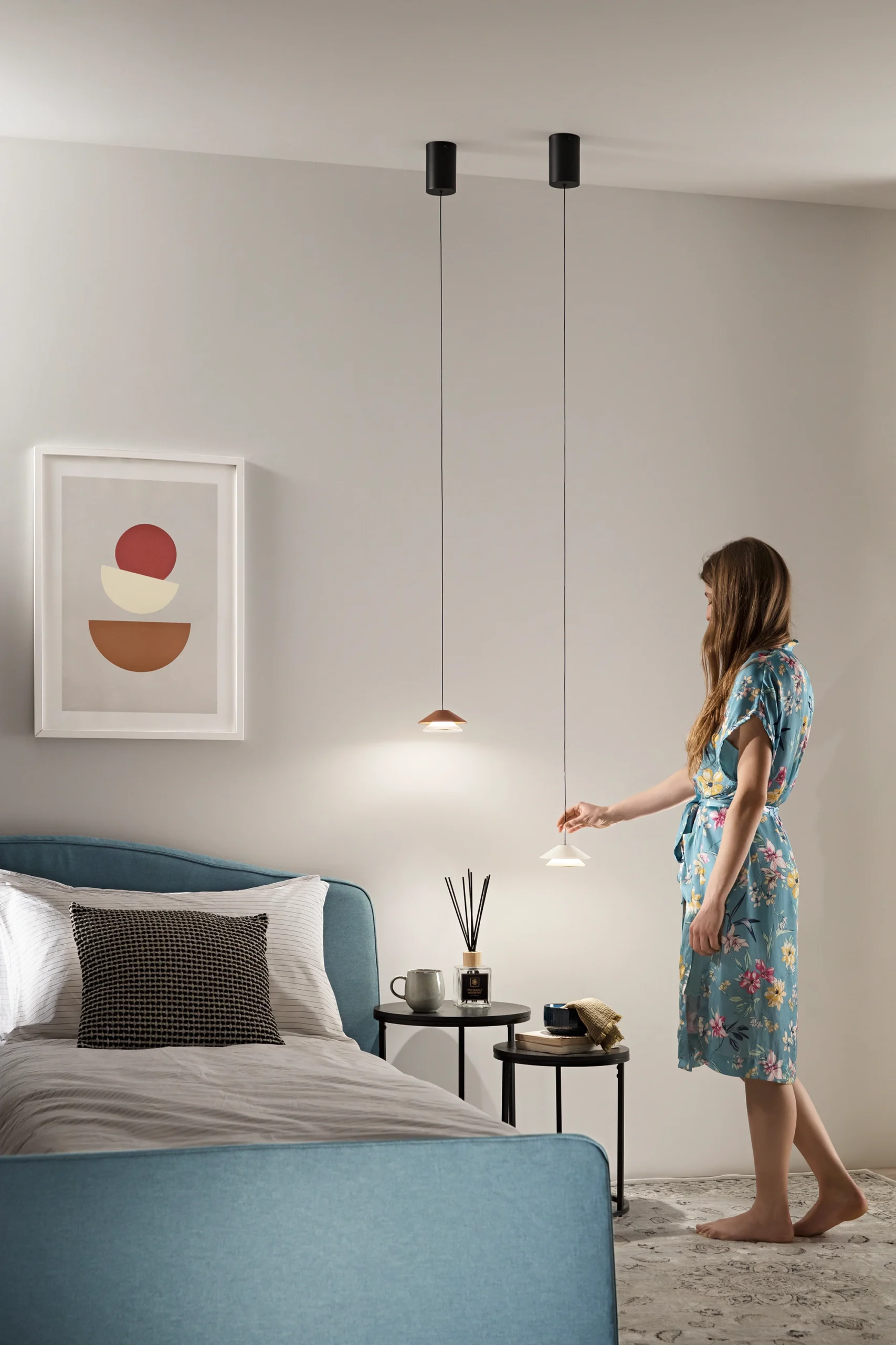 Luce Design LED viseća lampa ATREO 6W 3000K Metal Bijela