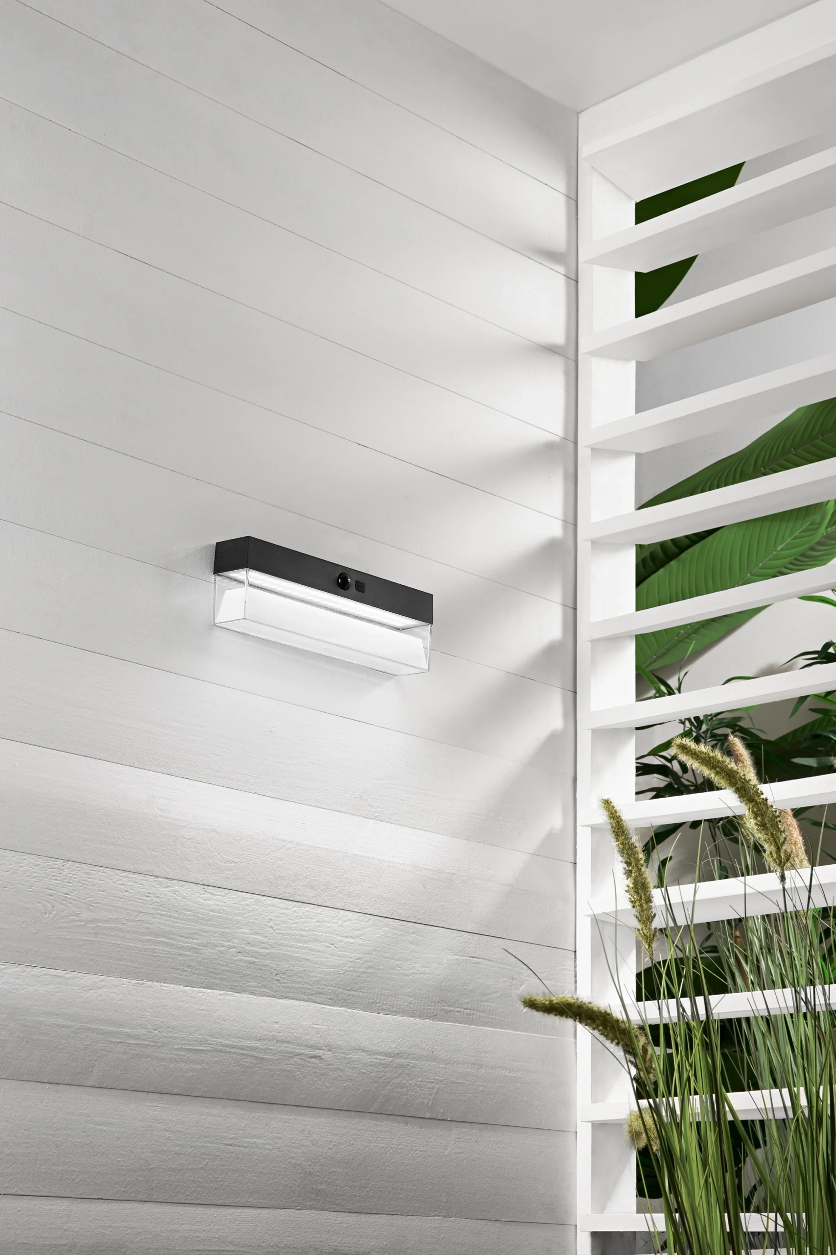 Intec Solarna LED zidna svjetiljka GIZAH 4W 300mm 3000/4000/6500K Aluminij Antracit