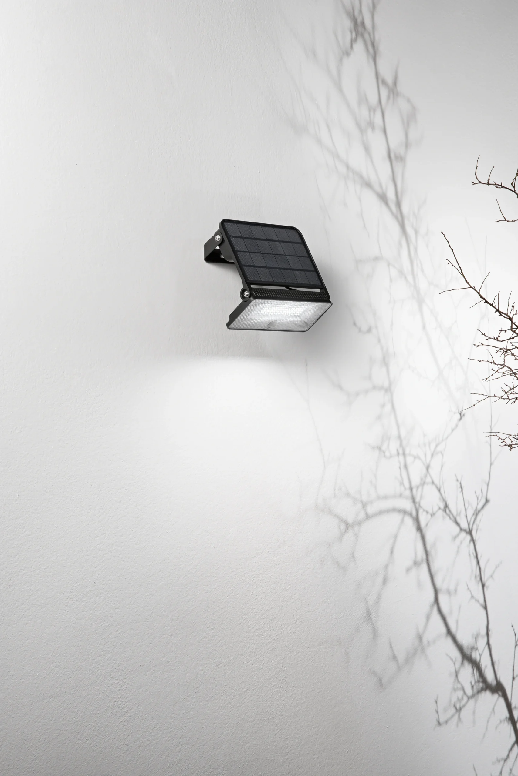 Intec Solarni LED reflektor sa senzorom NASA 12W 4000K Aluminij Antracit