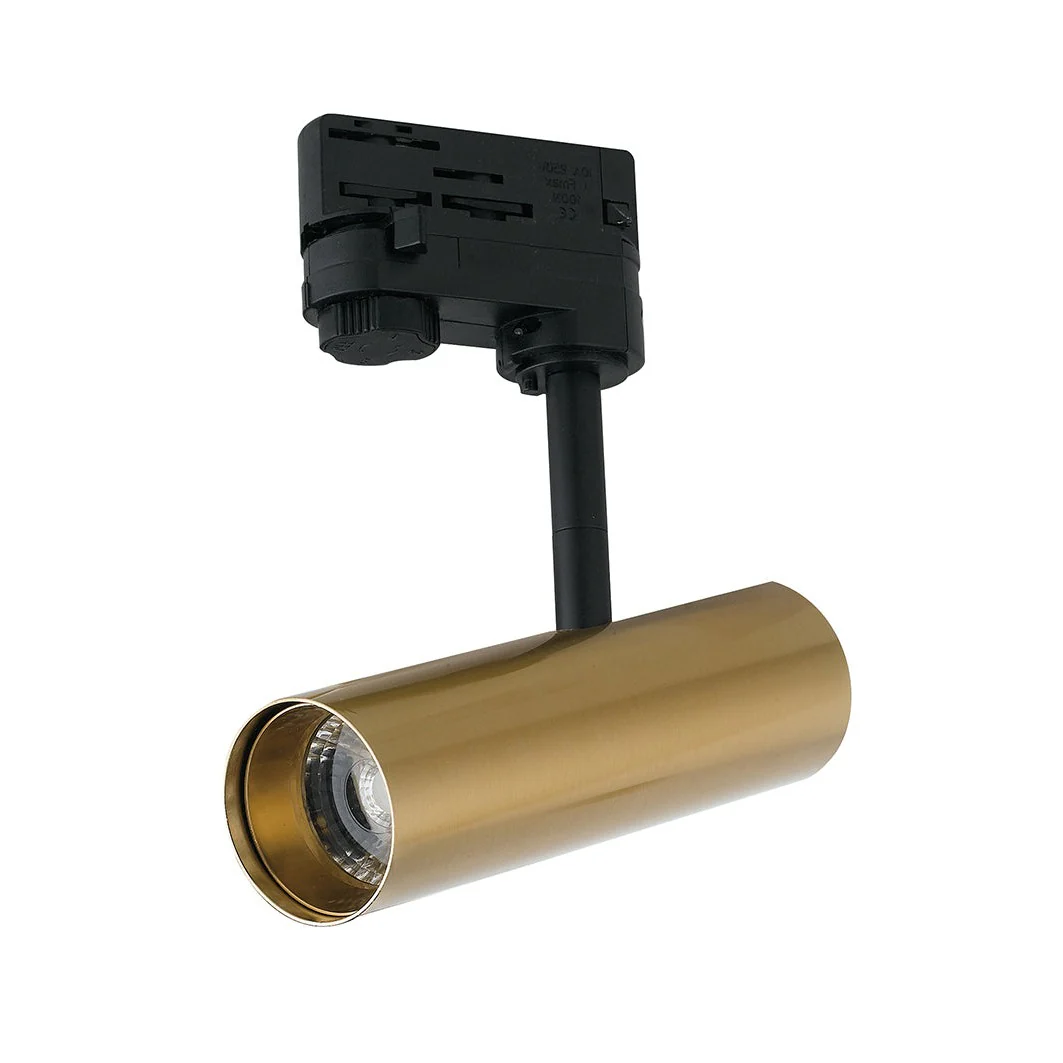 Intec LED svjetiljka Rocket 7W 3000K/4000K za Trofazne Tračne Sustave Rasvjete Aluminij Zlatna