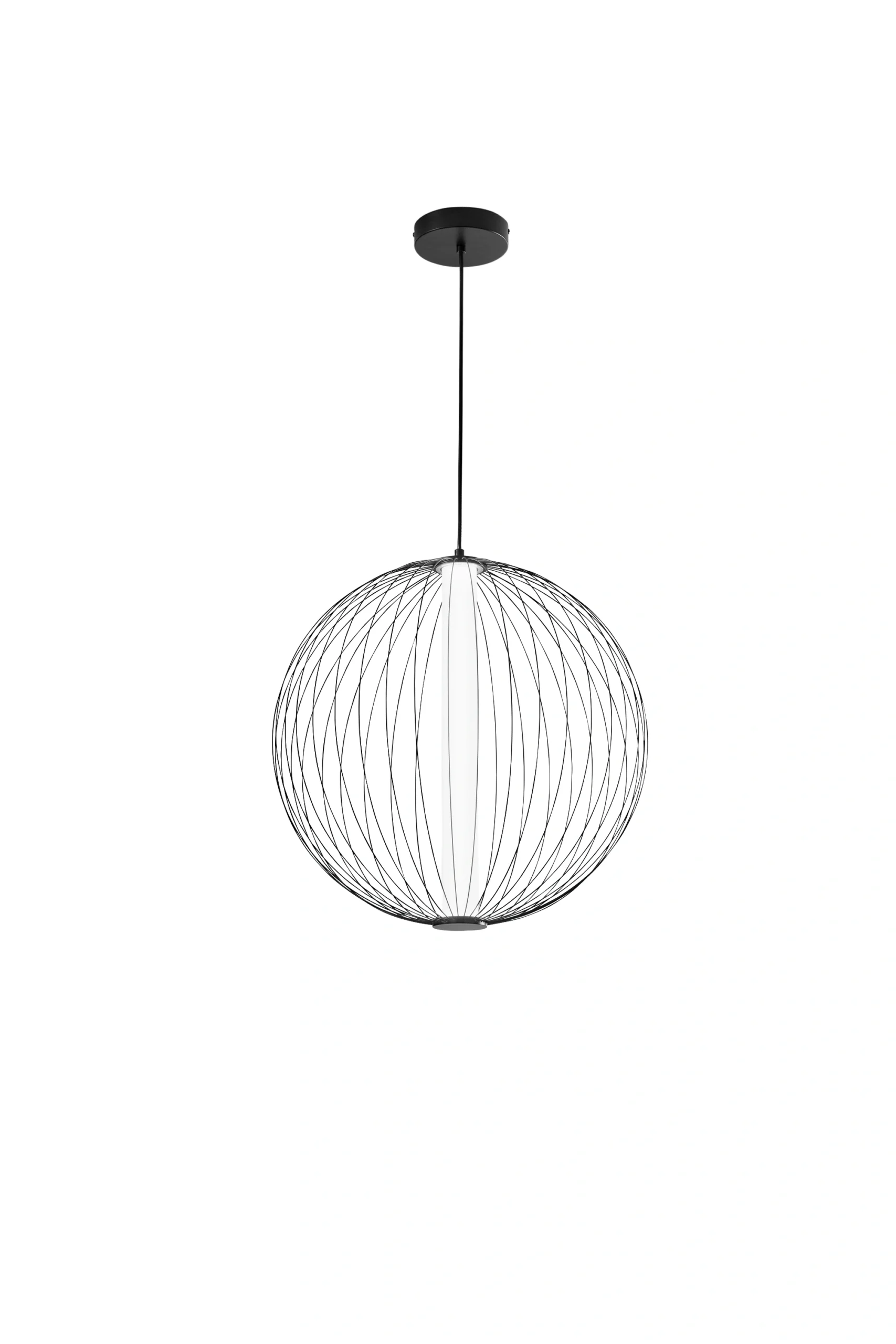 Luce Design LED viseća lampa SEXTANT Ø50cm 28W 2700/3500K Metal Crna