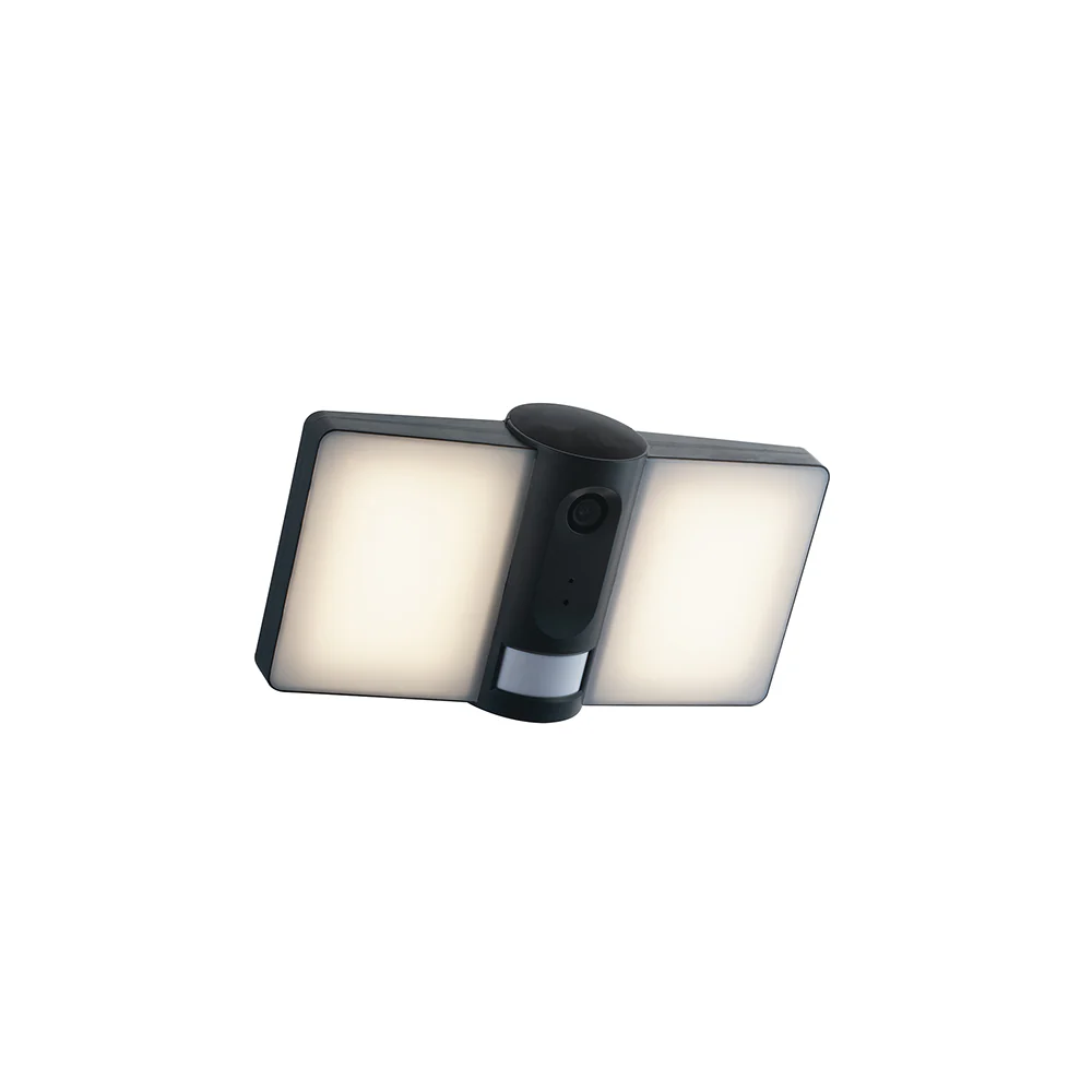 Pametni LED sigurnosni reflektor s Full HD kamerom 20W 4000K Aluminij/PC Antracit