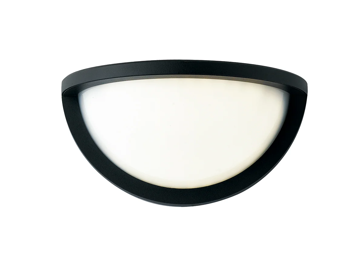 Intec Zidna LED Svjetiljka Detroit Pravokutna 1x10W 3000K/4000K Aluminij Crna