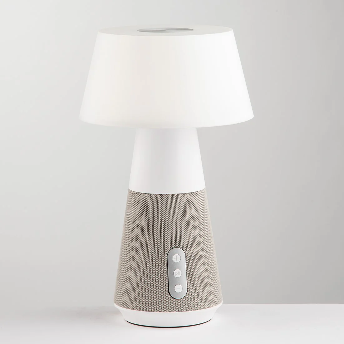 Luce Design LED stolna lampa sa zvučnikom DECIBEL 4,5W 3000/4000/5000K PC Bijela/Siva