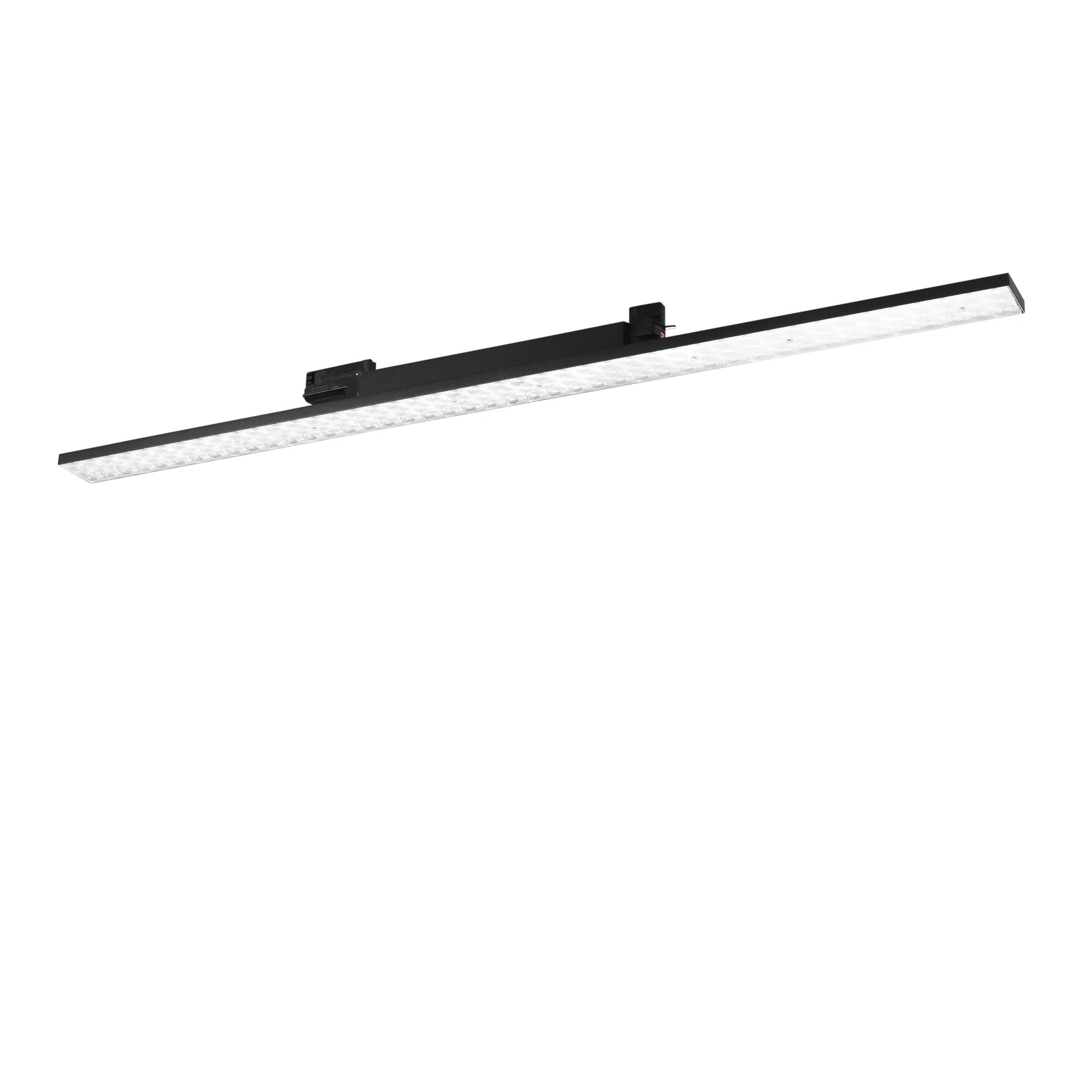 Intec Linearna LED Svjetiljka Maxwell 48W 3000K za trofazni tračni sustav rasvjete Aluminij Crna
