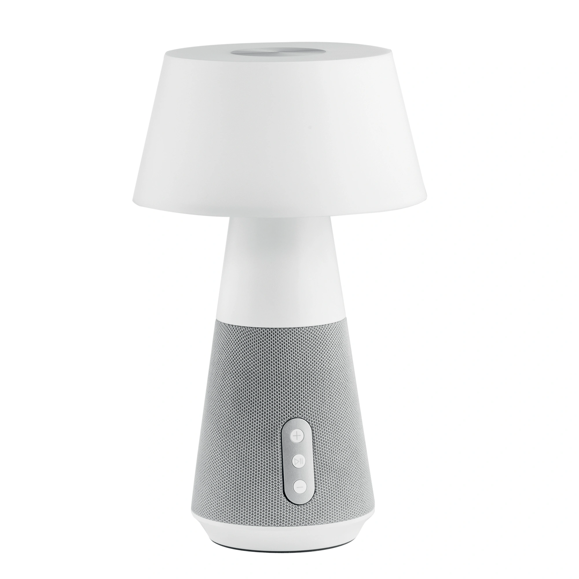 Luce Design LED stolna lampa sa zvučnikom DECIBEL 4,5W 3000/4000/5000K PC Bijela/Siva